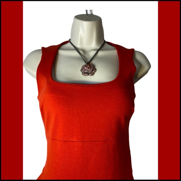 BANANA REPUBLIC PONTE FIT & FLARE TIERED DRESS 0 - Picture 7 of 12